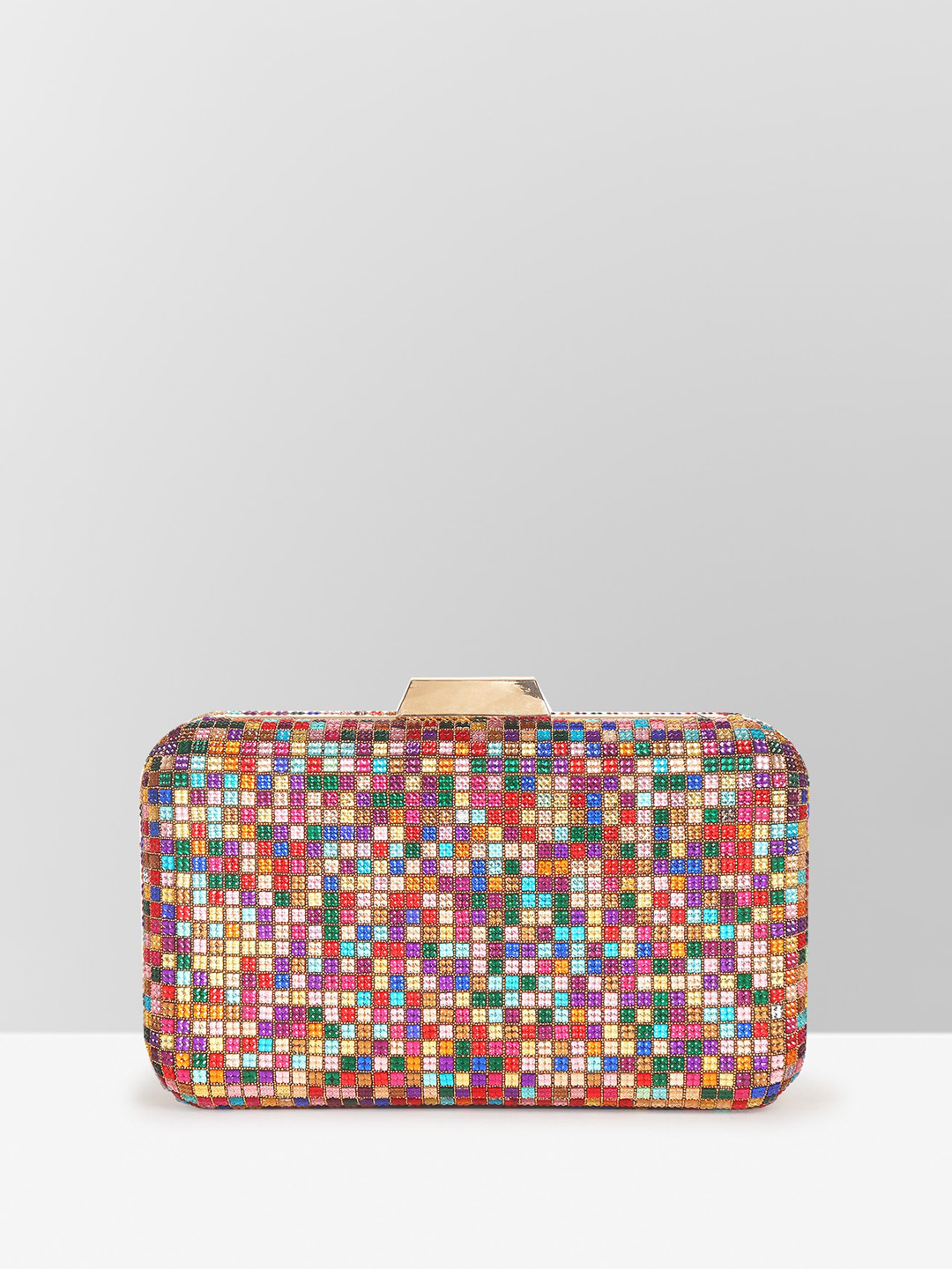 

VASKA Embellished Purse Clutch, Pink