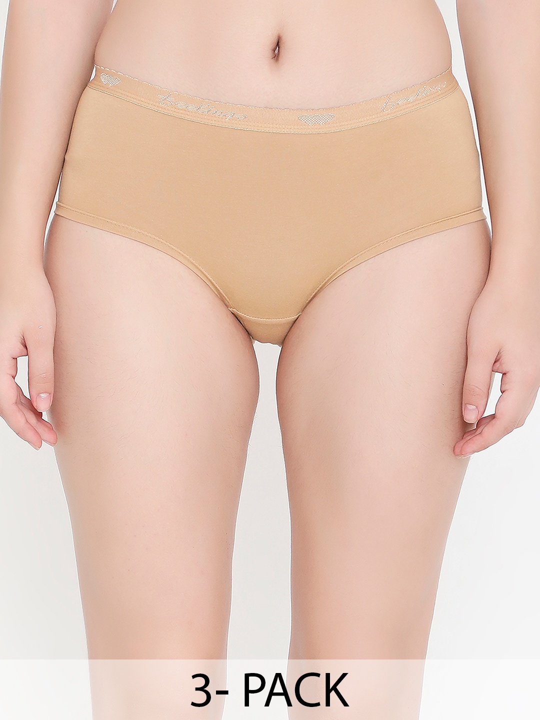 

Feelings Pack Of 3 Assorted Anti Microbial Cotton Hipster Briefs