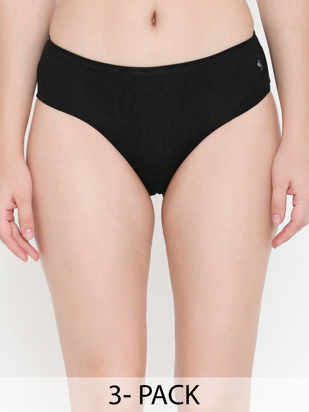 

Feelings Pack Of 3 Assorted Anti Microbial Cotton Hipster Briefs