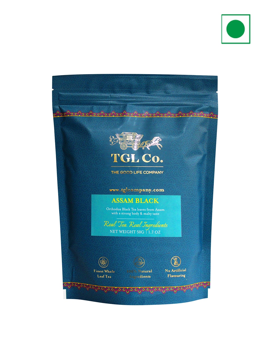 

TGL Co. Assam Black Loose Leaf -50 gm, Blue
