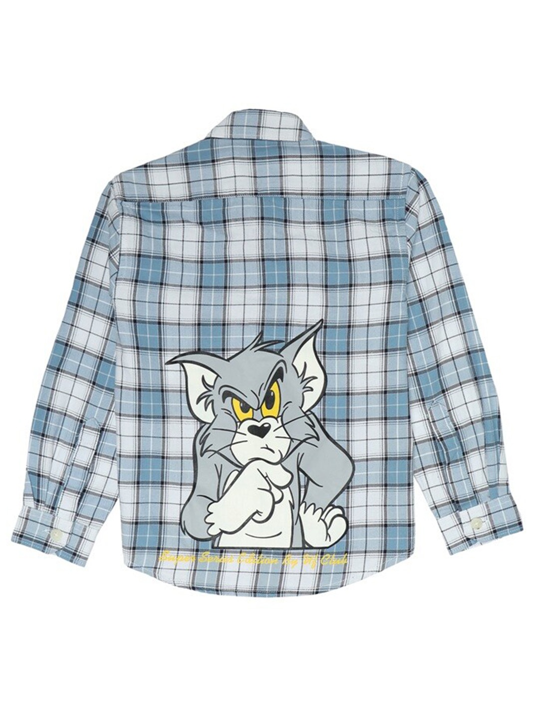 

UF CLUB Boys Comfort Checked Cotton Casual Shirt, Blue