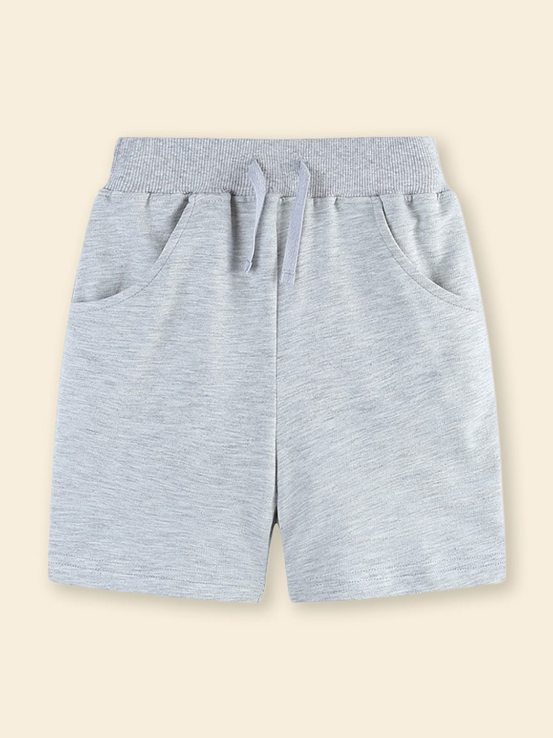 

INCLUD Boys Mid-Rise Regular Shorts, Grey