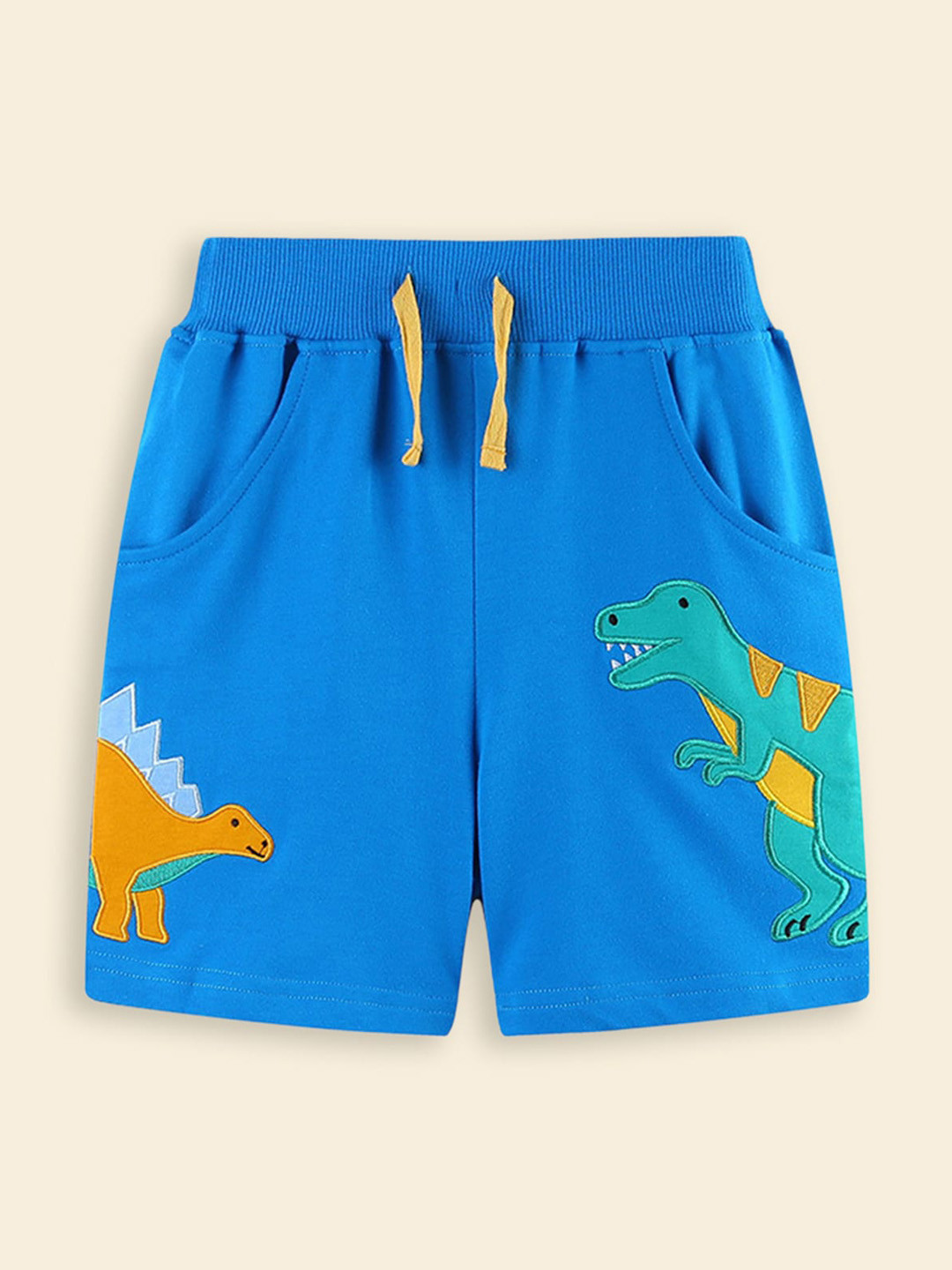 

INCLUD Boys Printed Mid-Rise Shorts, Blue
