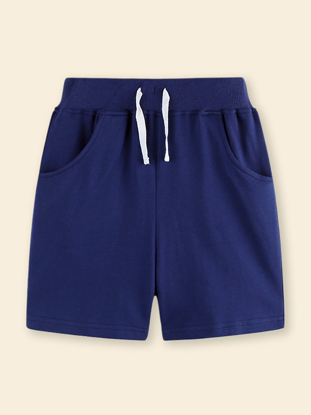 

INCLUD Boys Mid-Rise Regular Shorts, Navy blue