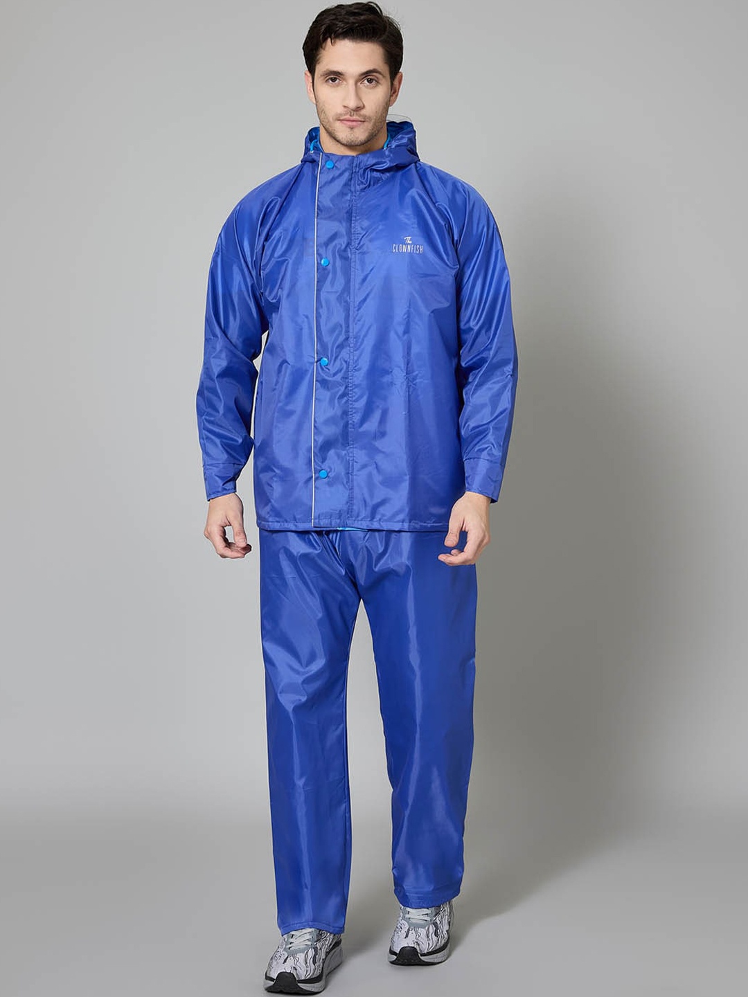 

THE CLOWNFISH Opener Pro Waterproof Rain Jacket With Trousers, Navy blue