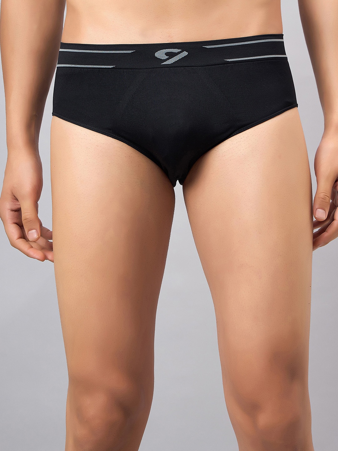 

C9 AIRWEAR Mid-Rise Seamless Basic Briefs 19805_BLACK