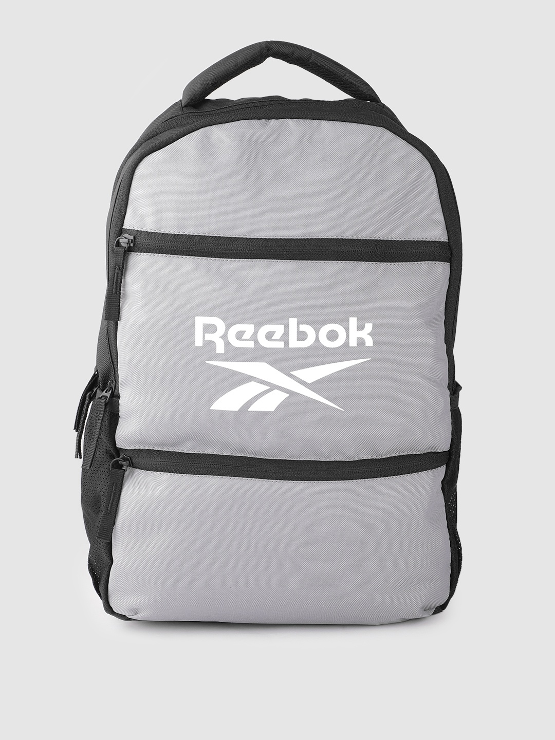 Reebok Unisex Brand Logo Backpack, Grey