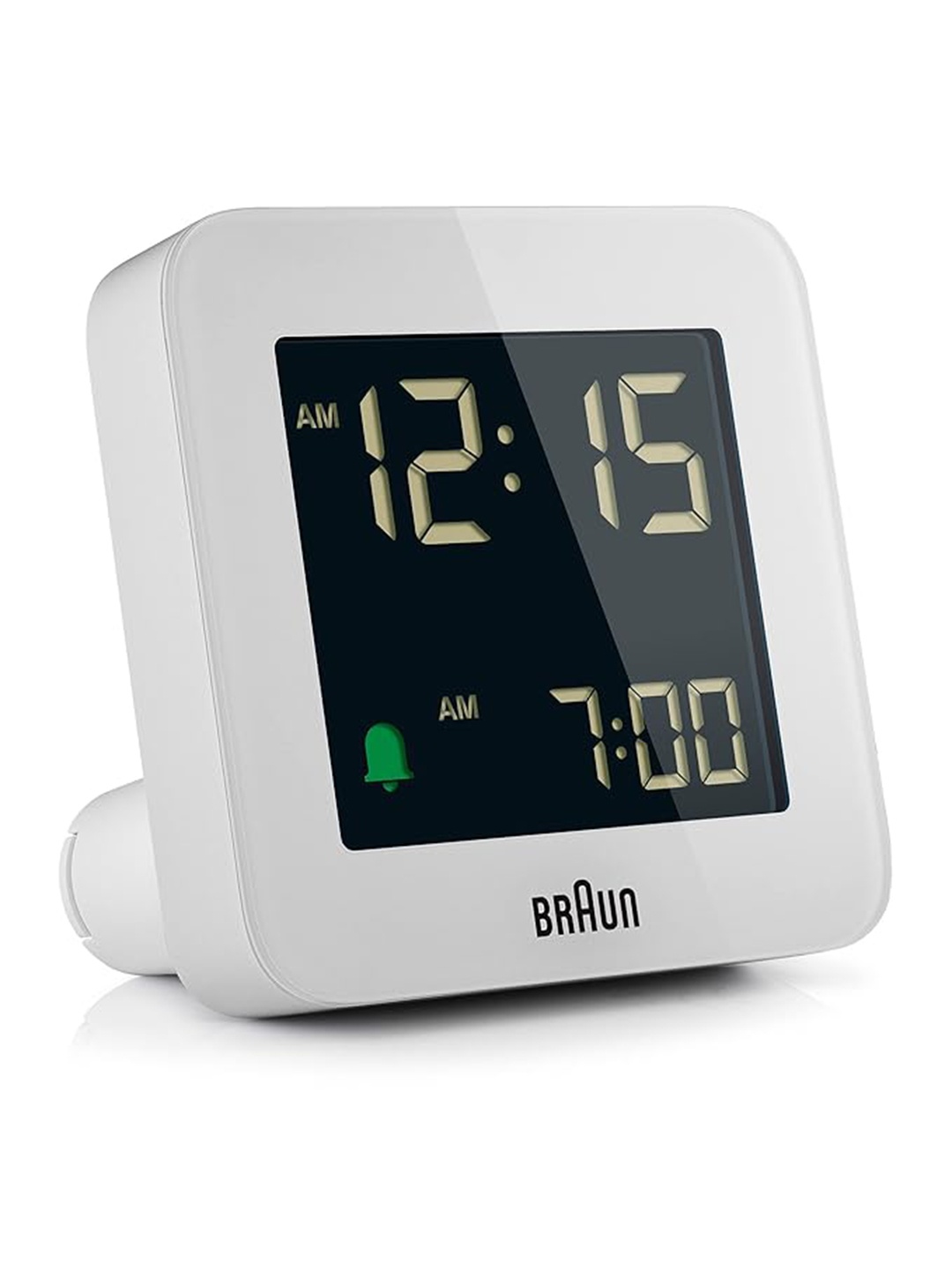 

Braun White Contemporary Square Shaped Digital Alarm Clock