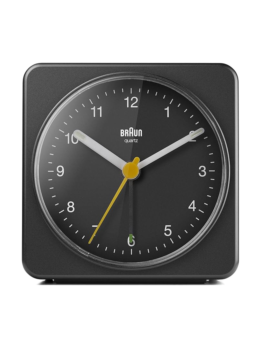 

Braun Black & Yellow Contemporary Square Shaped Alarm Clock