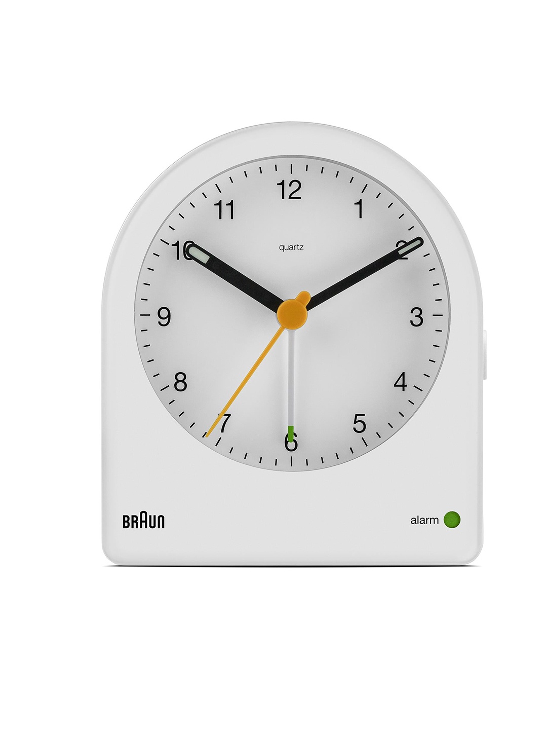 

Braun White Contemporary Round Shaped Alarm Clock