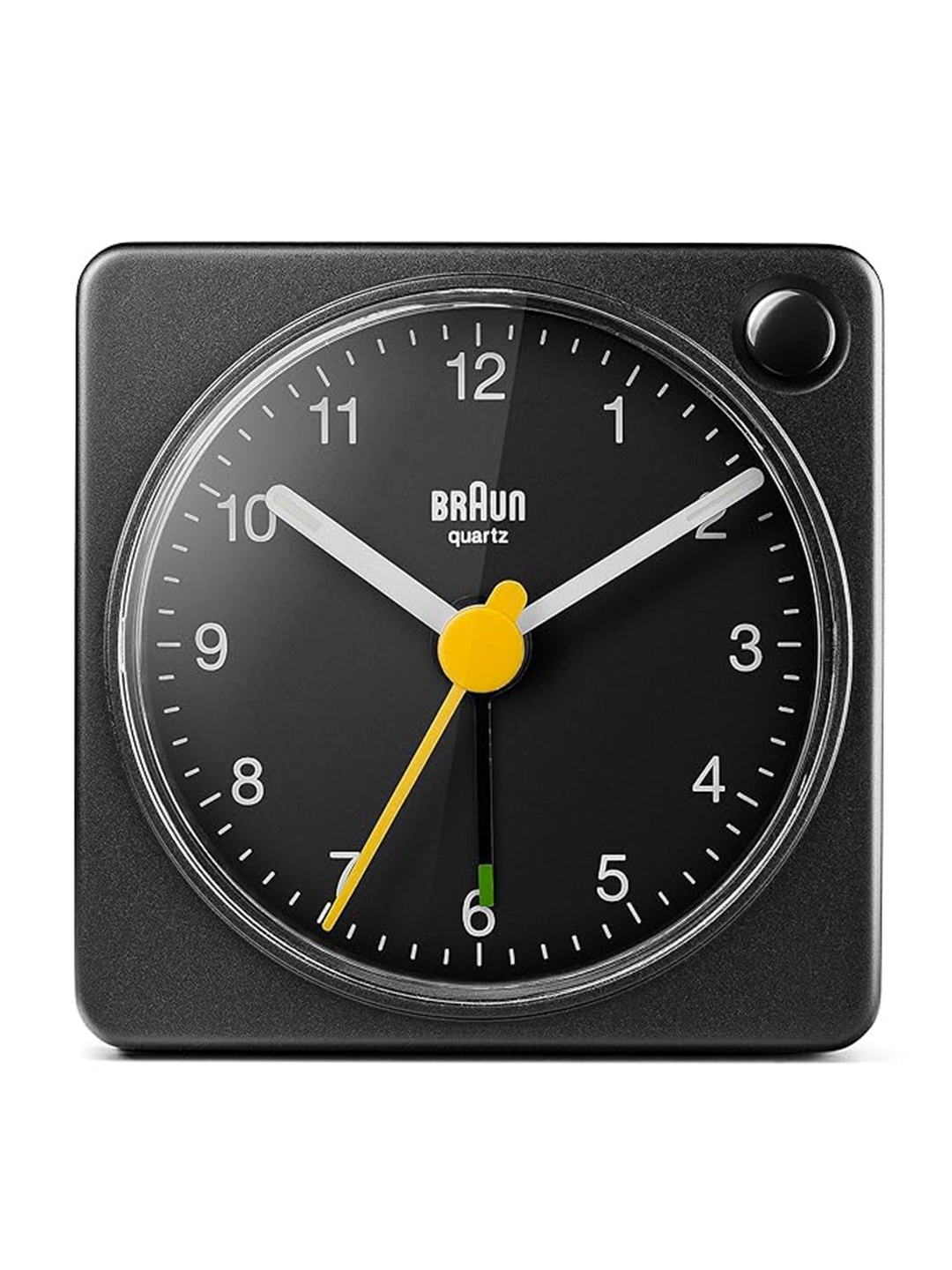 

Braun Black & Yellow Contemporary Square Shaped Alarm Clock