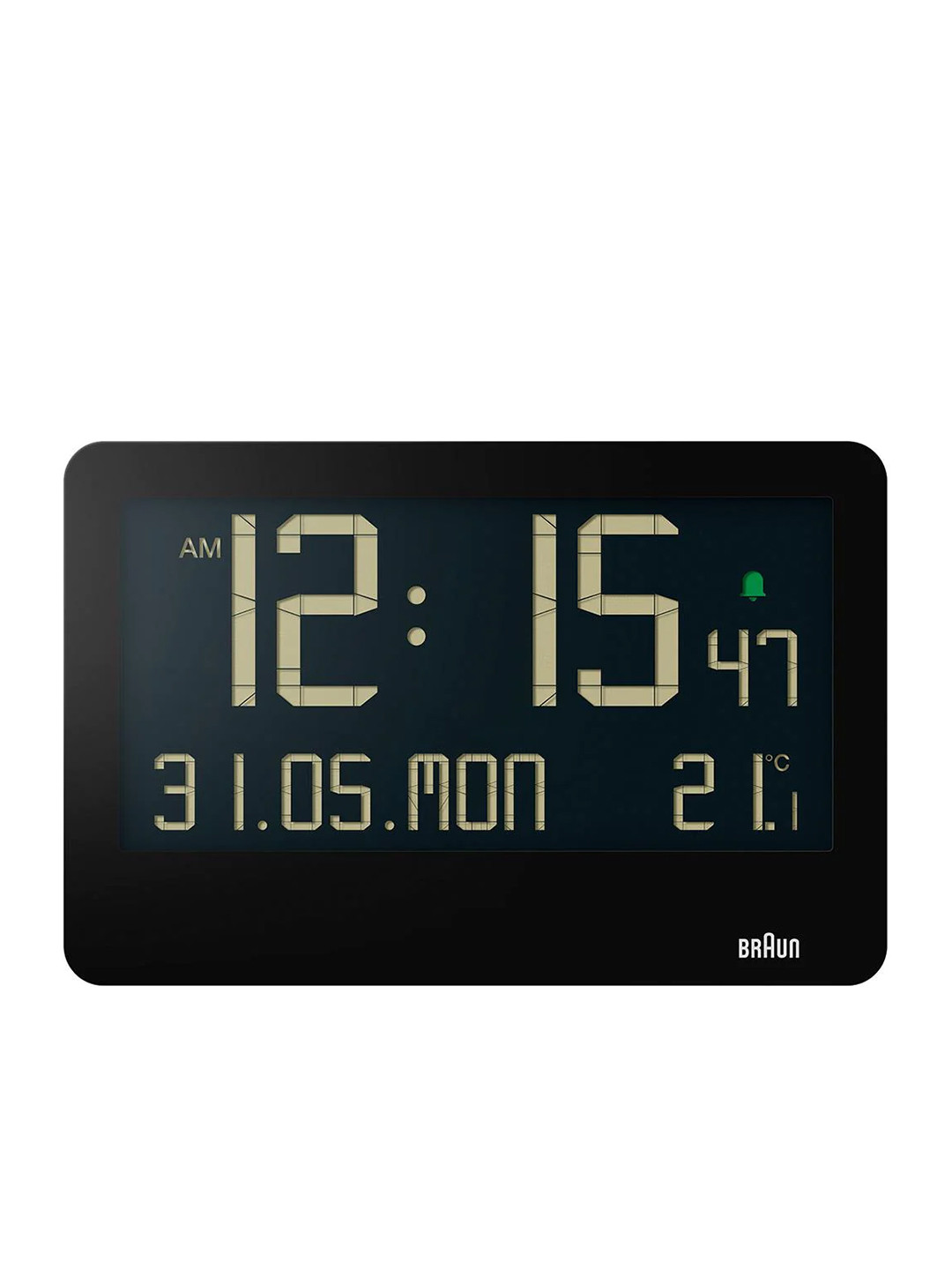 

Braun Black Contemporary Rectangle Shaped Digital Wall Clock