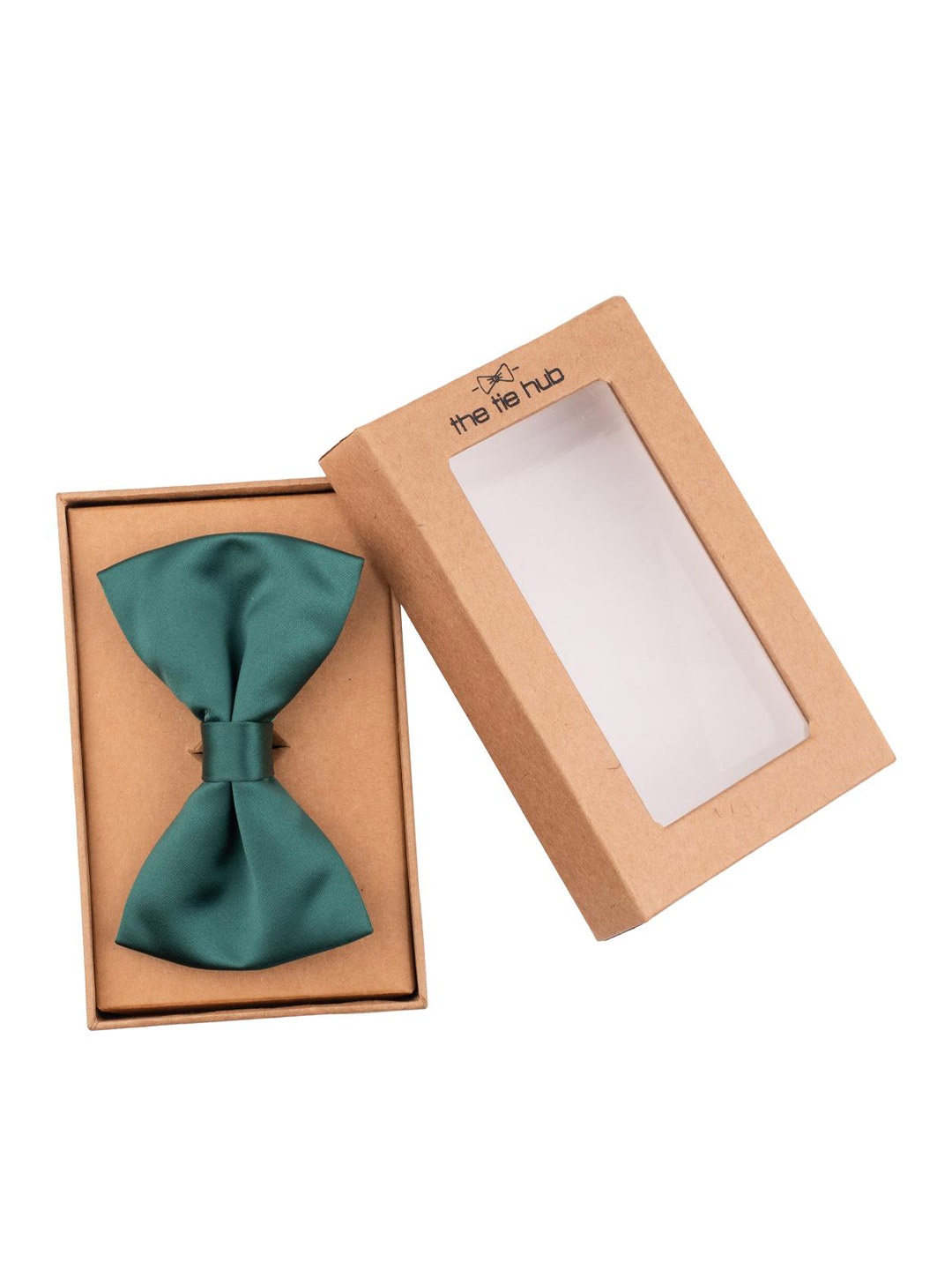 

The Tie Hub Men Silk Bow Tie, Green