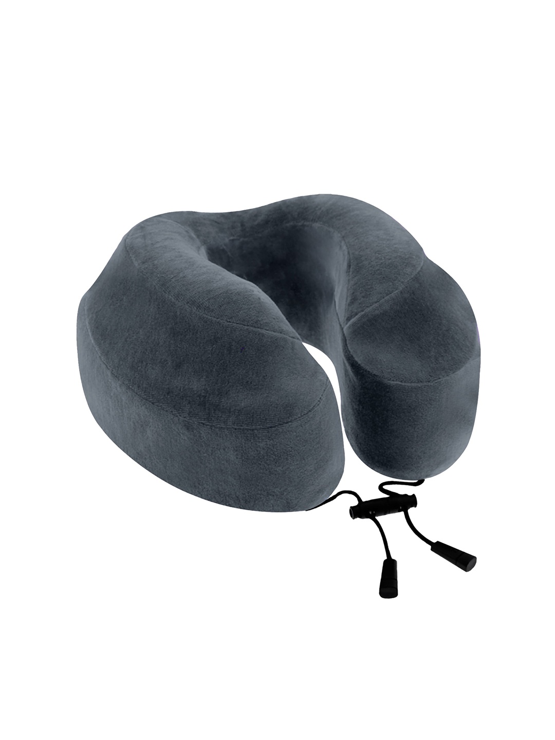

BILLEBON Memory Foam Neck Pillow Travel Accessory, Grey
