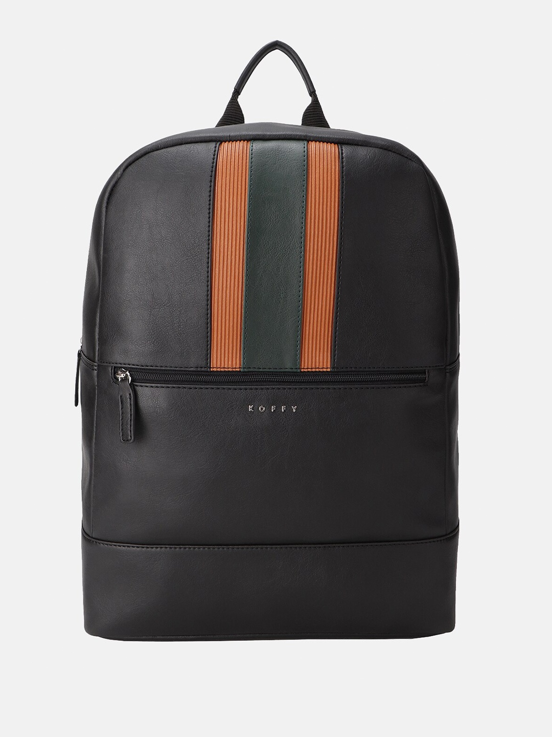 

KOFFY Men Colourblocked Backpack Up to 15 inch, Black