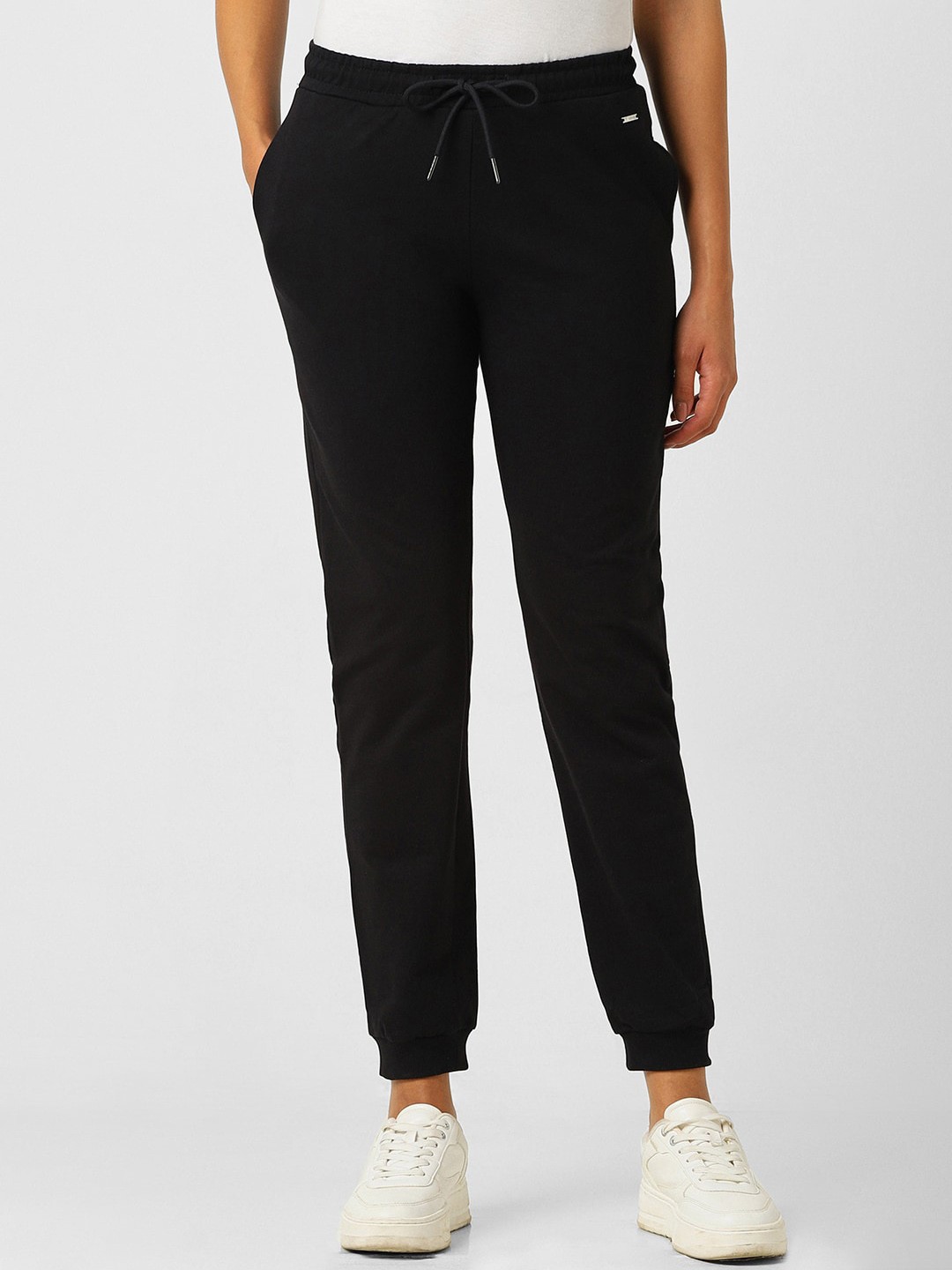 

Van Heusen Woman Mid-Rise Jogger Trouser, Black