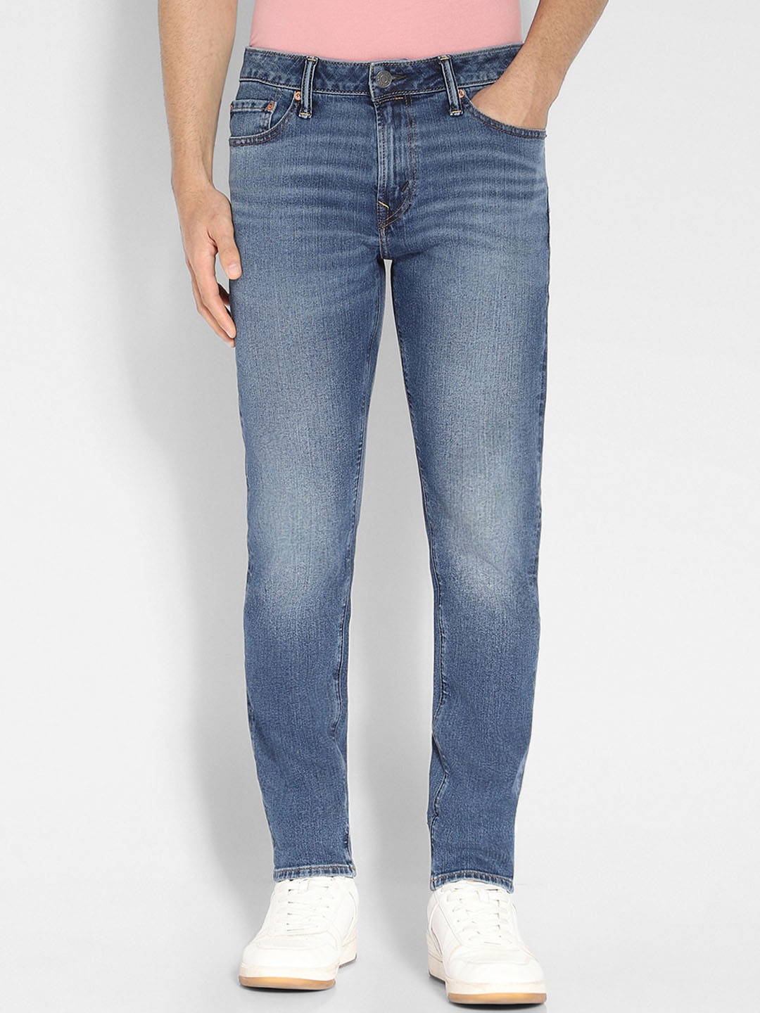 

AMERICAN EAGLE OUTFITTERS Men Skinny Fit Heavy Fade Jeans, Blue