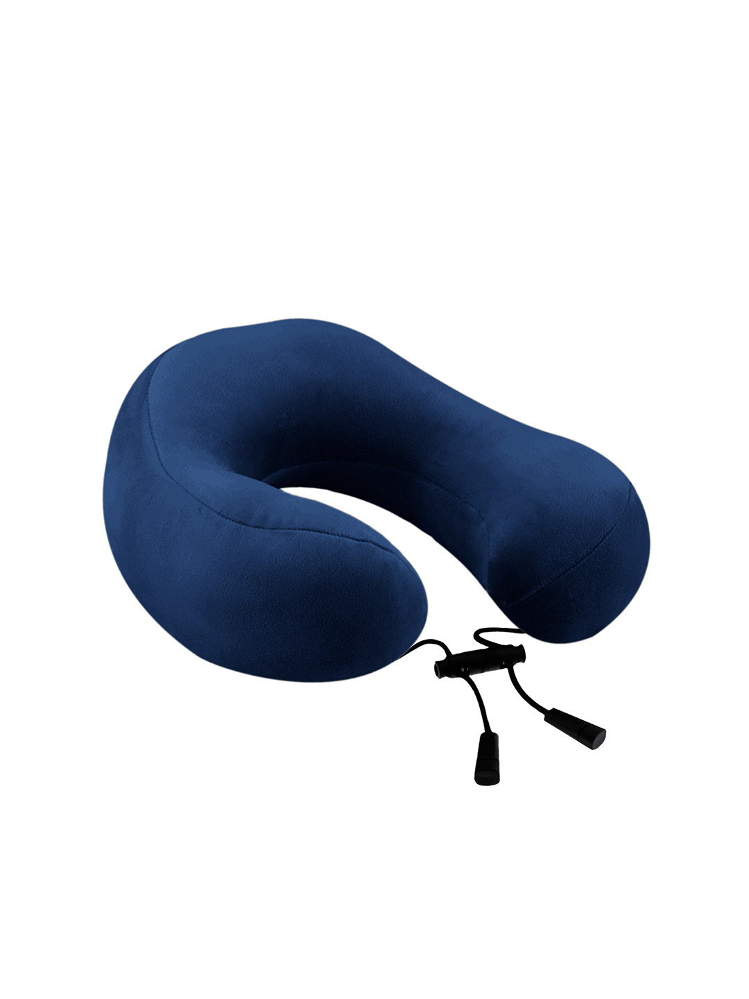 

BILLEBON Super Soft Fiber Filled Neck Pillow Travel Accessory, Navy blue