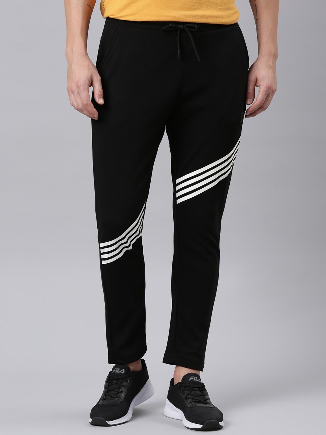 

Proline Men Mid Rise Regular Fit Track Pants, Black