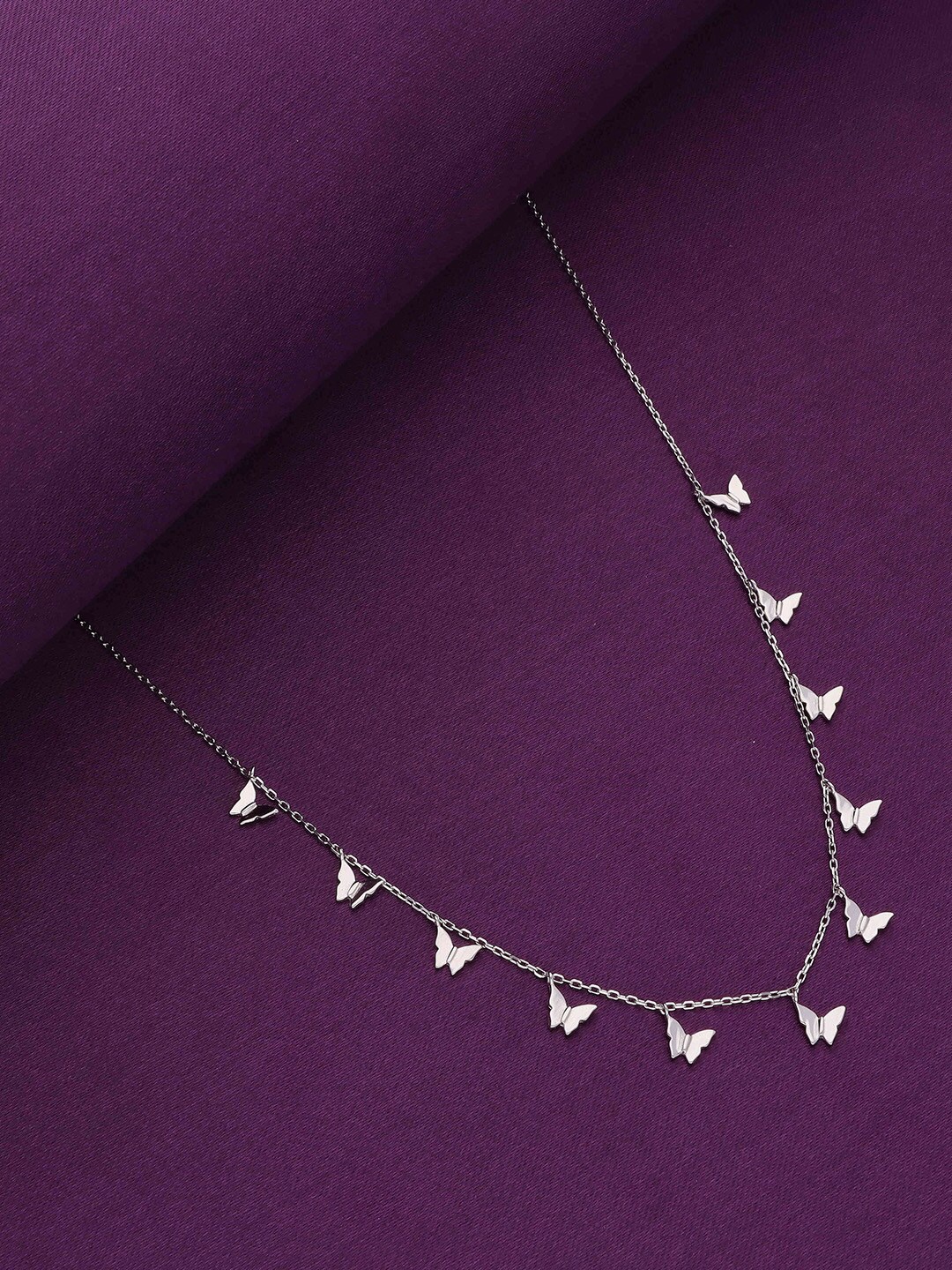 

KAI JEWEL Sterling Silver Rhodium-Plated Necklace
