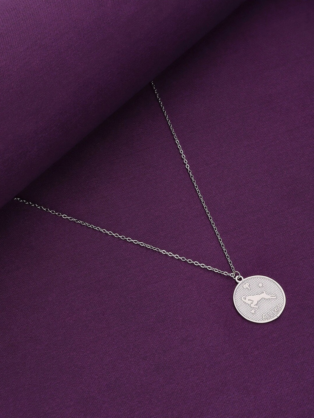 

KAI JEWEL 92.5 Sterling Silver Rose Gold-Plated CZ-Studded Pendant With Chain