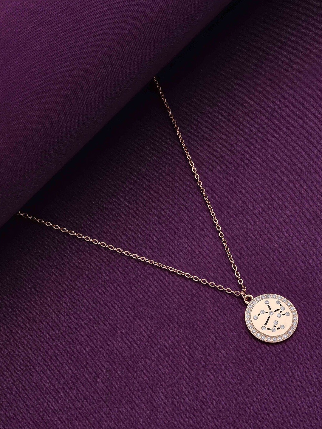 

KAI JEWEL 92.5 Sterling Silver Rose Gold-Plated Necklace
