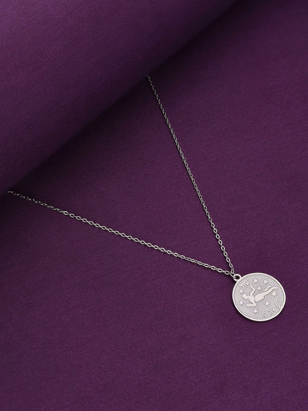 

KAI JEWEL Sterling Silver Rhodium-Plated Oxidised Necklace