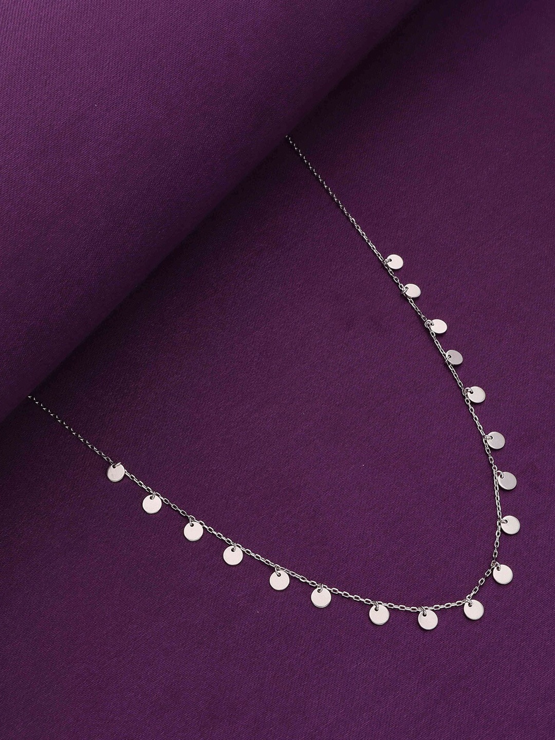 

KAI JEWEL 92.5 Sterling Silver Rhodium-Plated Necklace