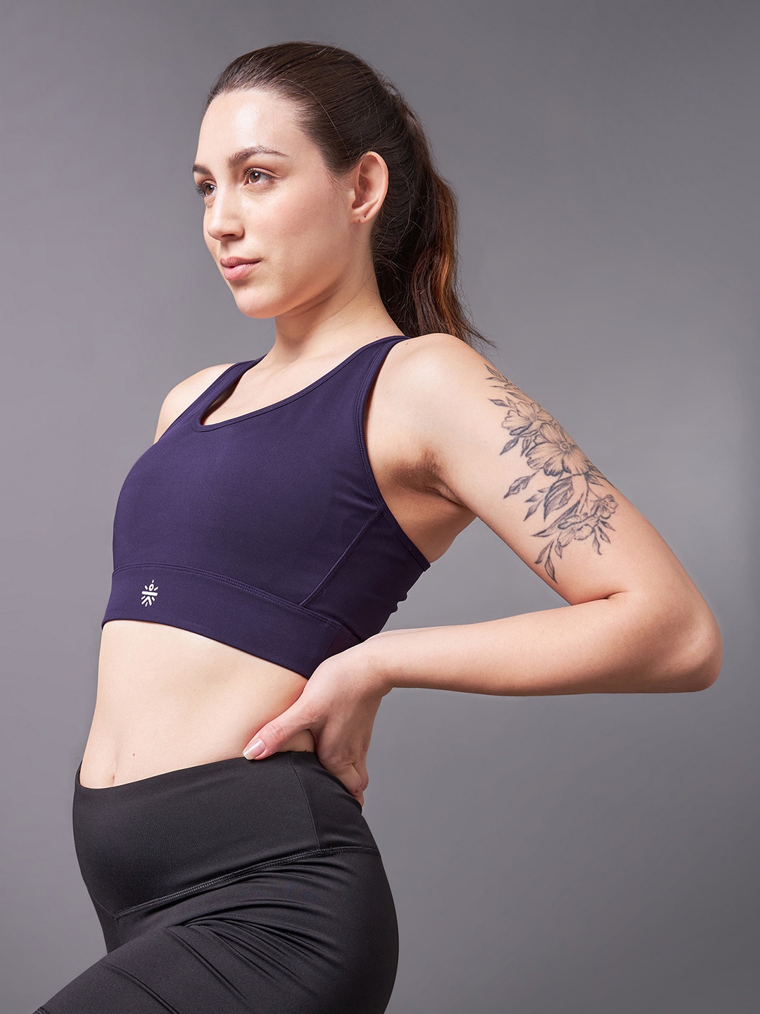 

Cultsport Cross Back Medium Support Bra, Purple