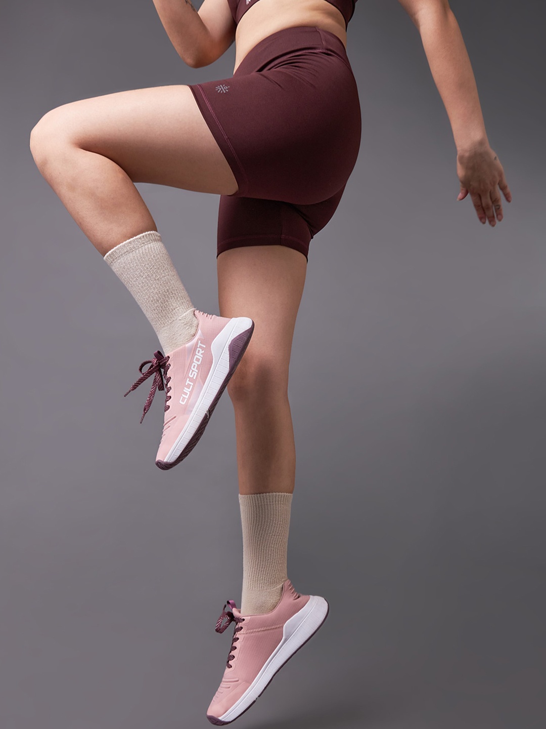 

CULT Women Moisture Wicking Sports Cycling Shorts, Brown