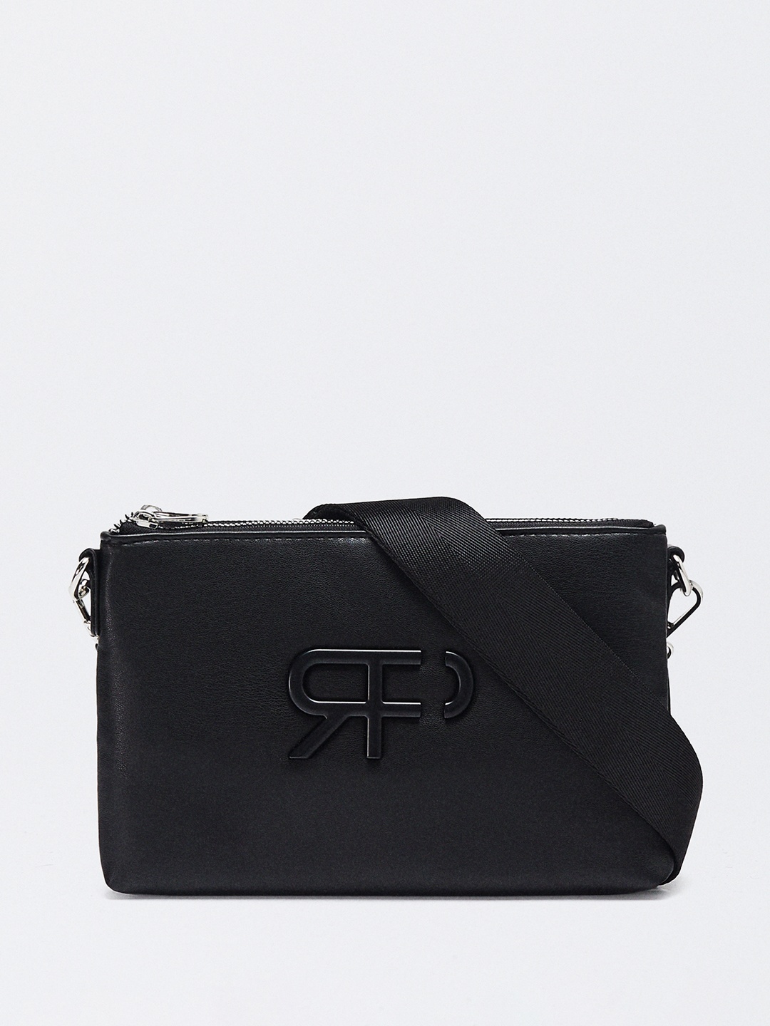 

PARFOIS Crossbody Bag with Detachable Strap, Black