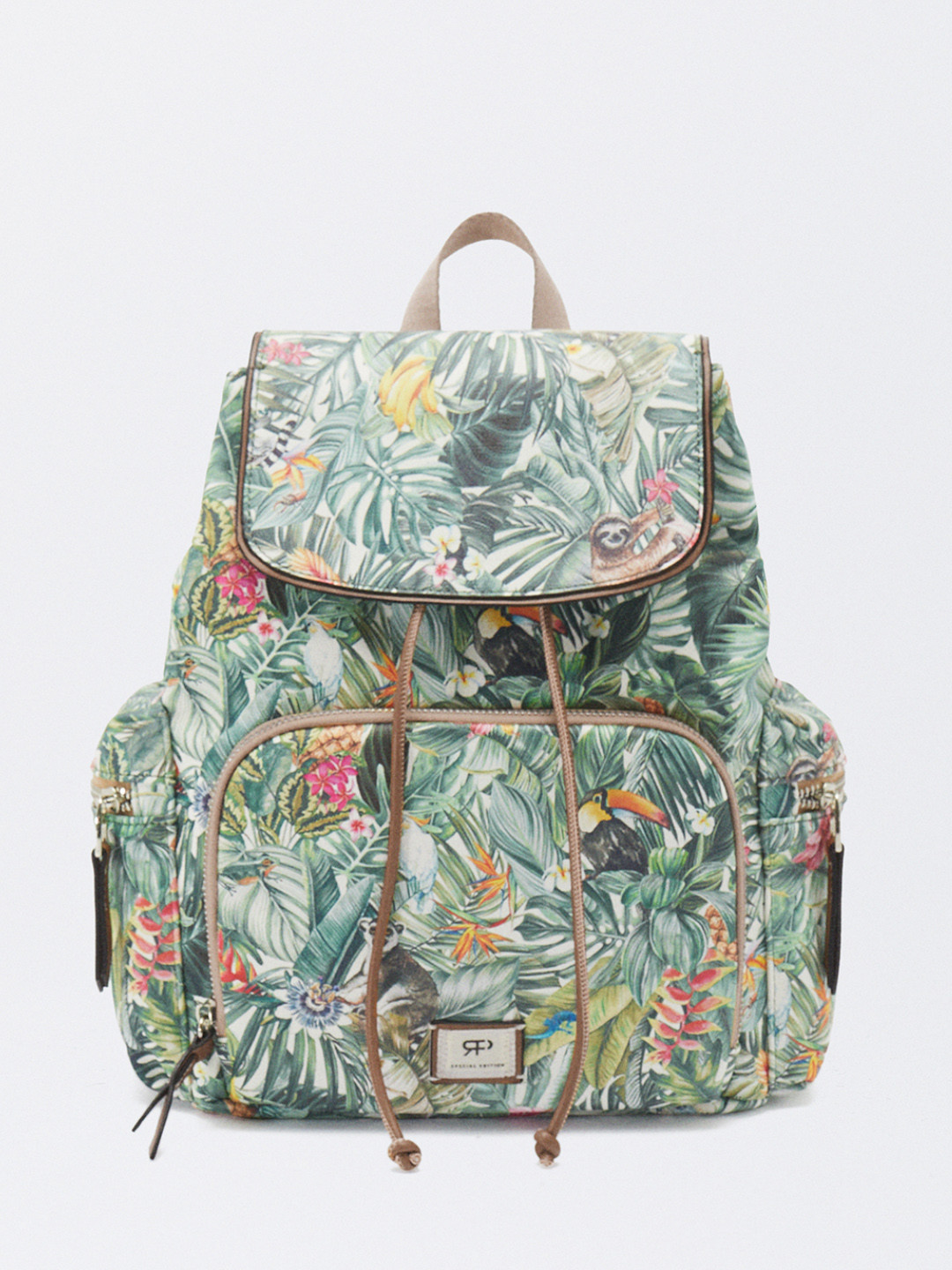 

PARFOIS Women Graphic Printed Backpack - 15.5 L, Green