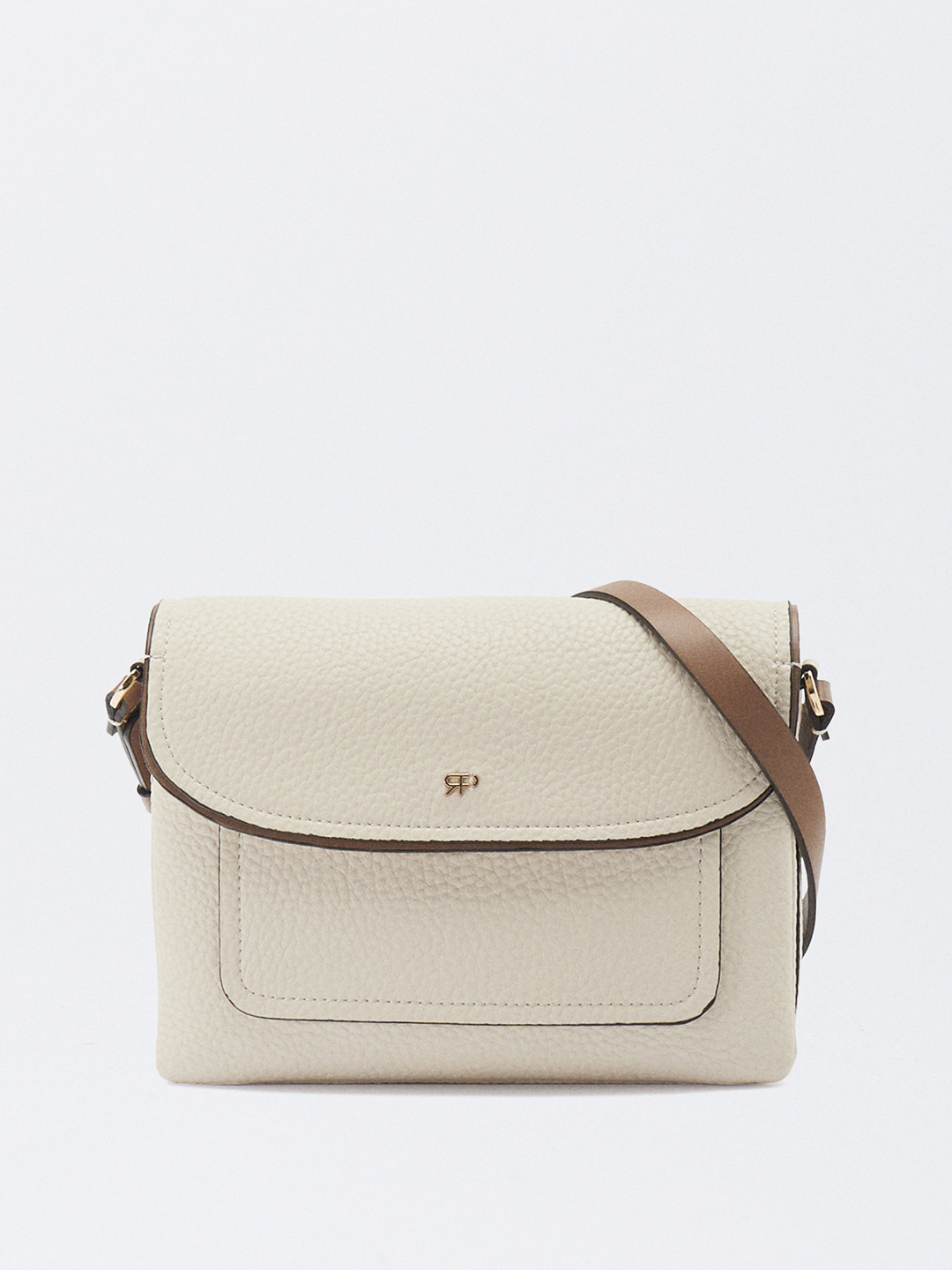 

PARFOIS Structured Crossbody Bag, Off white