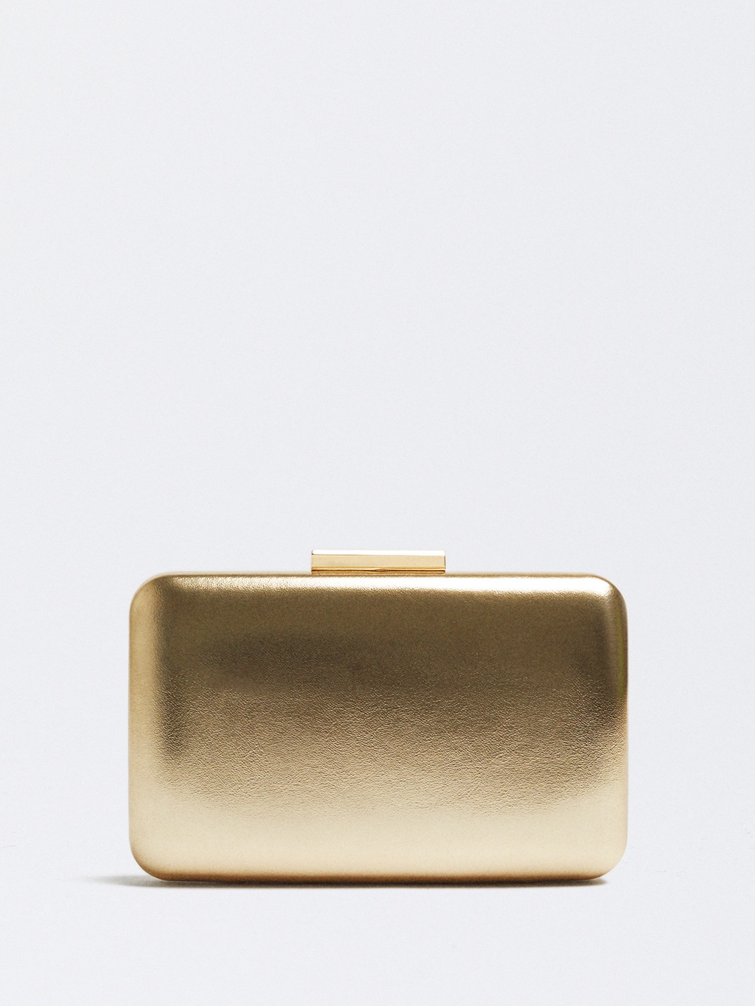 

PARFOIS Box Clutch with Detachable Metalic Strap, Gold