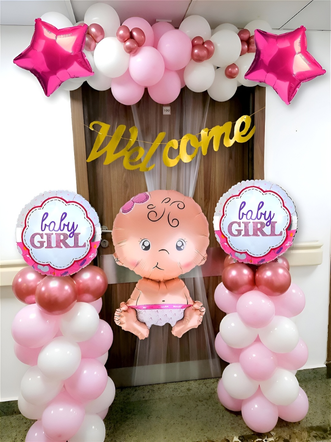 

Special You Pink & White 44-Pcs Decor Items
