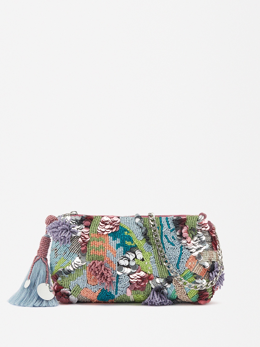 

PARFOIS Embellished Clutch, Multi