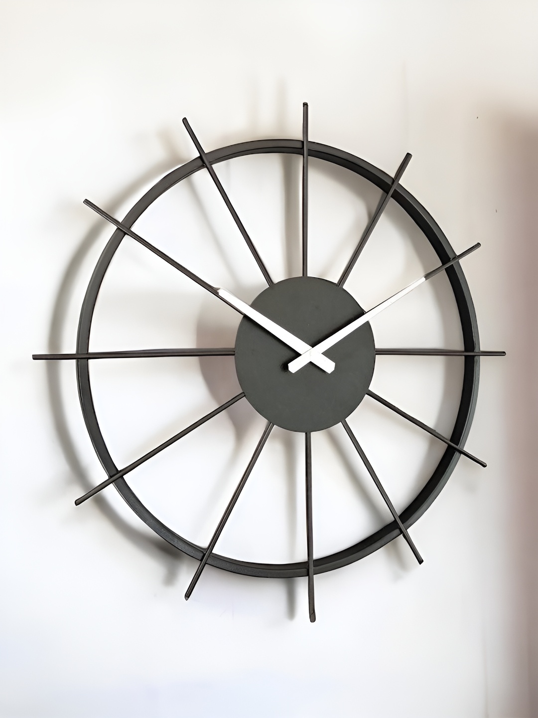 

Writings On The Wall Black Contemporary Analogue Wall Clock