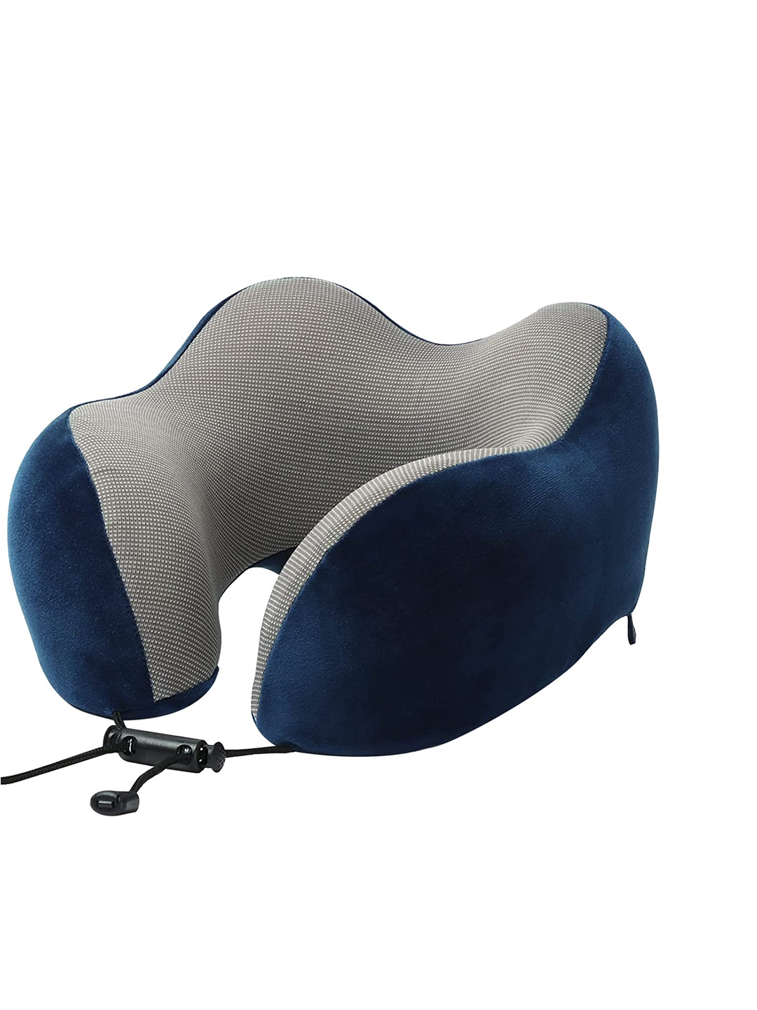 

Billebon Navy blue Memory Foam Travel Neck Support Rest Pillow