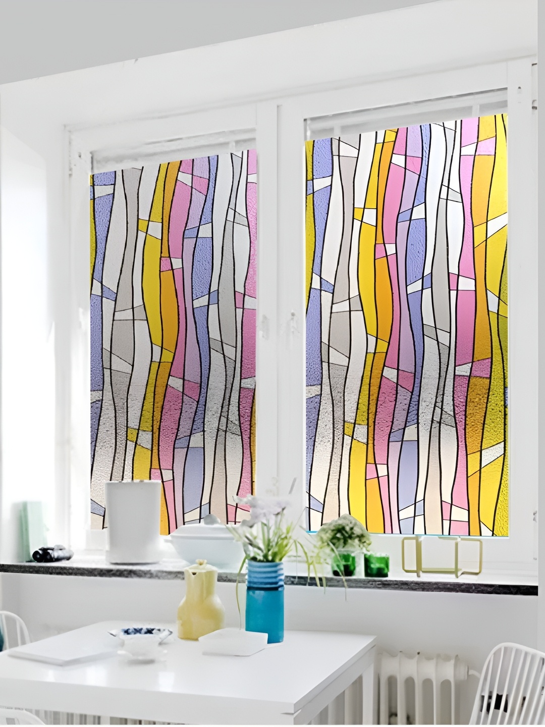 

Jaamso Royals Blue & Yellow Printed Self-Adhesive Waterproof Window Sticker