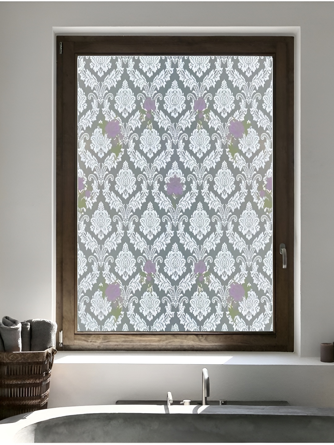 

Jaamso Royals White Printed Self-Adhesive Waterproof Window Sticker