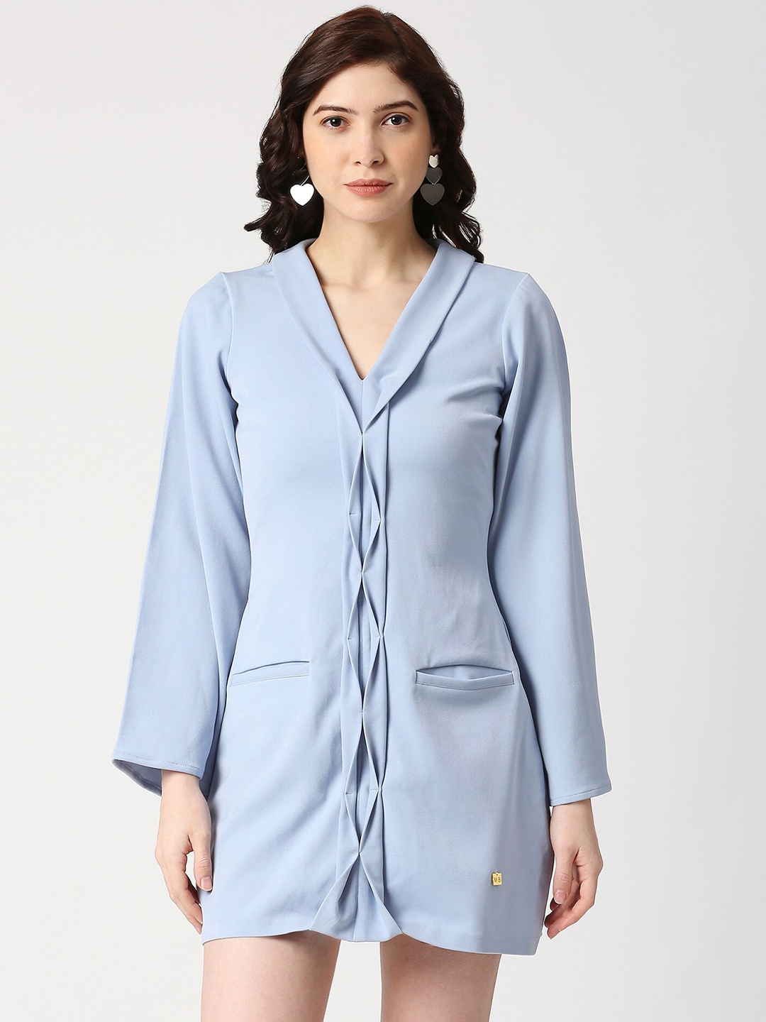

EMBLAZE Shirt Dress, Blue