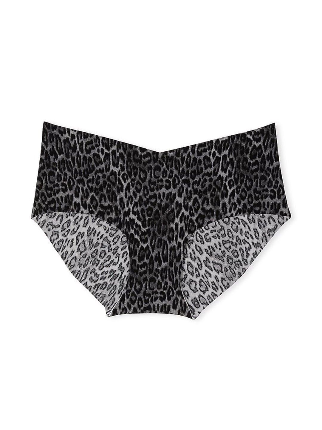 

Victoria's Secret Sexy Illusions Animal Printed No-Show Hiphugger Hipster Briefs, Black