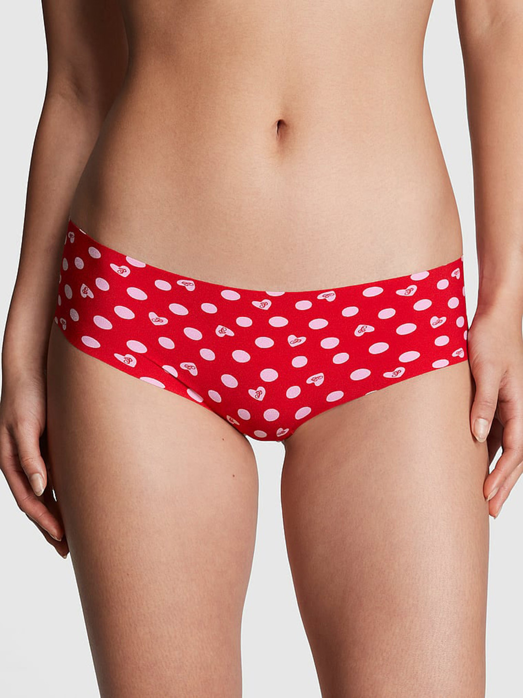 

Victoria's Secret PINK No-Show Geometric Printed Low-Rise Hipster Brief
