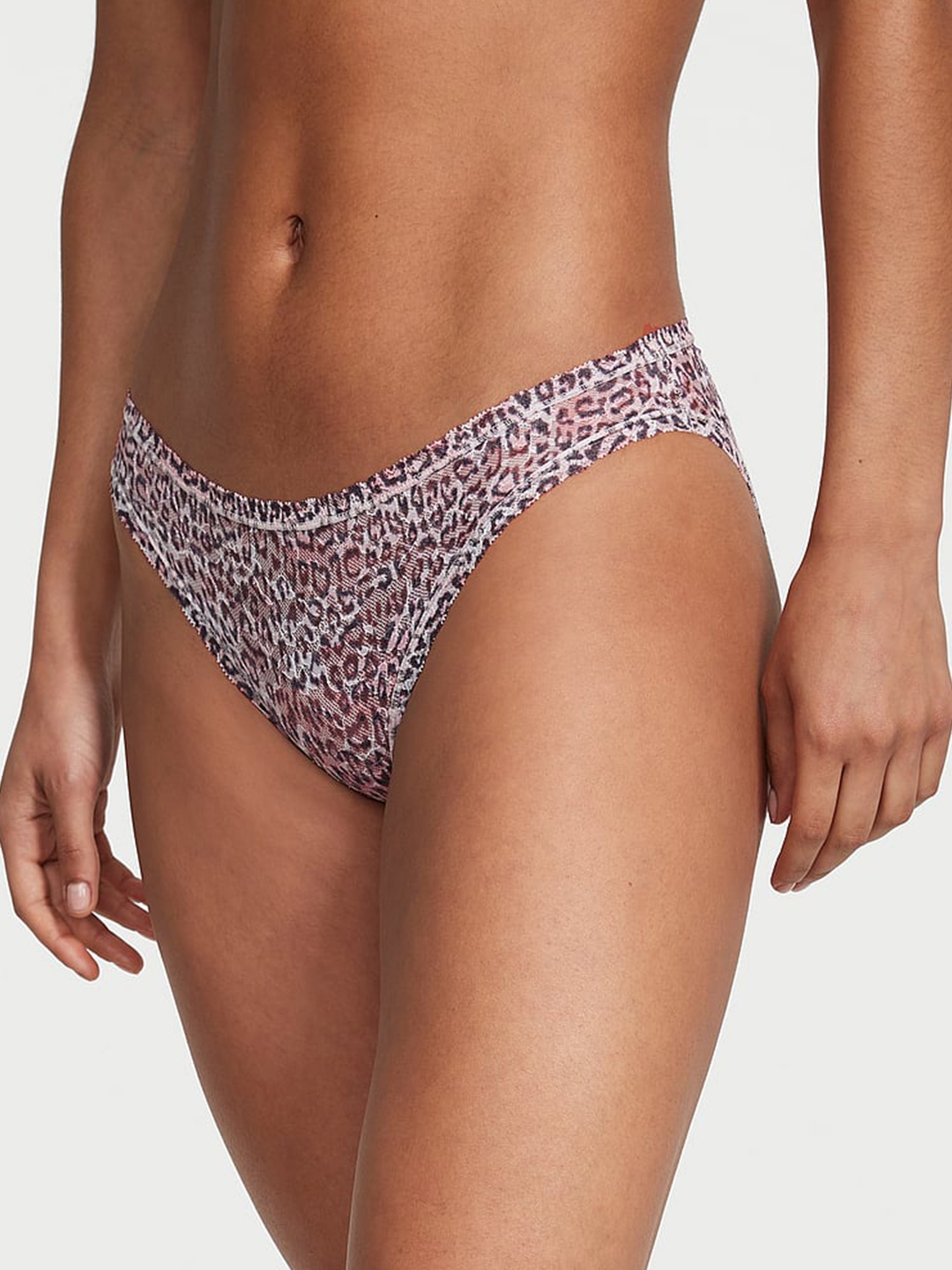 

Victoria's Secret The Lacie Abstract Printed Bikini Briefs, Grey