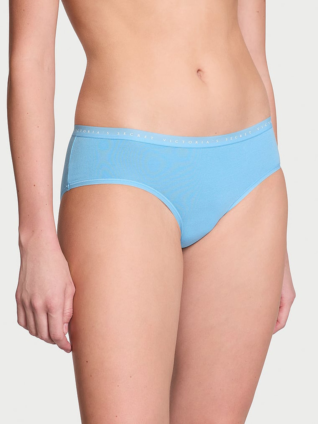 

Victoria's Secret Stretch Low Rise Hiphugger Hipster Brief, Blue
