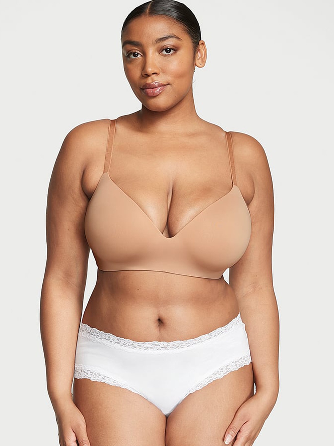 

Victoria's Secret The Lacie Low Rise Cotton Basic Brief, White