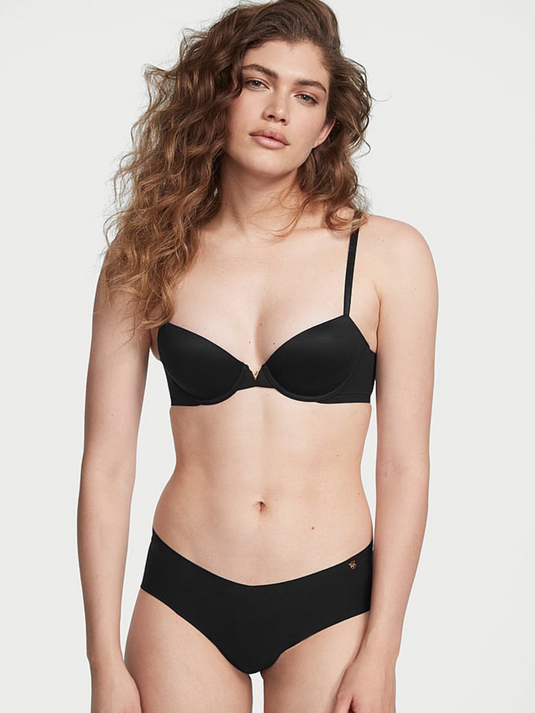 

Victoria's Secret Sexy Illusions Low Rise No-Show Basic Brief, Black