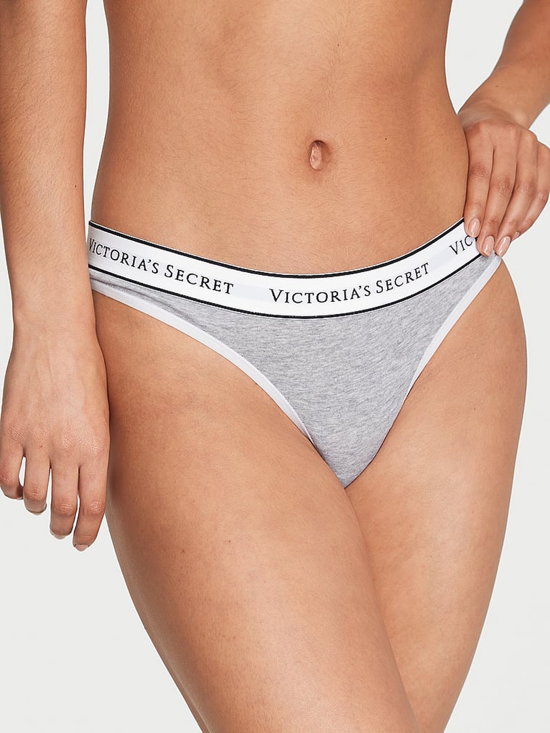 

Victoria's Secret Low Rise Thong Brief, Grey