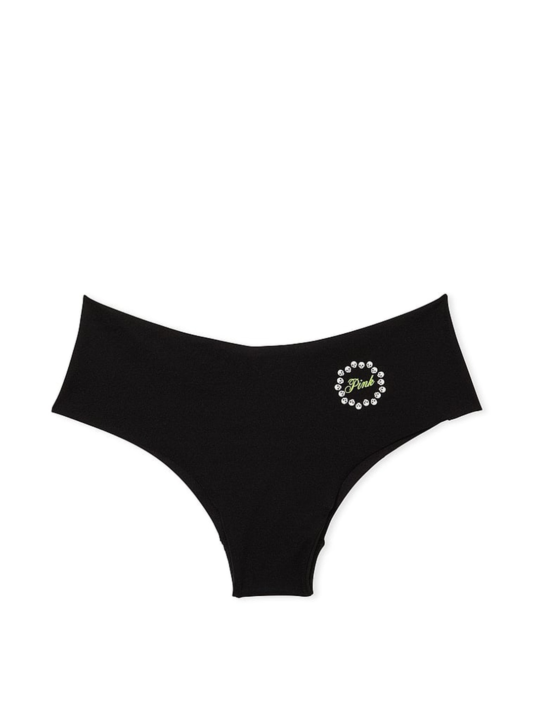 

Victoria's Secret PINK No-Show Cheekster Low Rise Hipster Briefs, Black