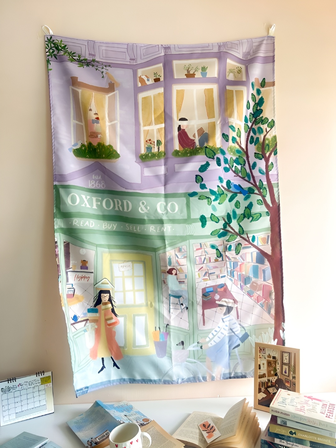 

HYPPY Green & Purple Tapestries Wall Decor
